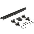 National Hardware Oil Rubbed Bronze Black Plastic Sliding Door Hardware Kit 1 pk, Pack of 2