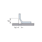 Simpson Strong-Tie ZMax 7 in. H X 5.67 in. W 14 Ga. Steel Joist Hanger, Pack of 25
