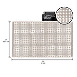 M-D Building Products 0.02 in. X 12 in. W X 24 in. L Satin Nickel Aluminum Elliptical Sheet Metal, Pack of 3