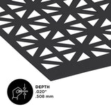 M-D Building Products 0.02 in. X 12 in. W X 24 in. L Black Aluminum Union Jack Sheet Metal, Pack of 3