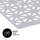 M-D Building Products 0.02 in. X 12 in. W X 24 in. L Mill Aluminum Union Jack Sheet Metal, Pack of 3