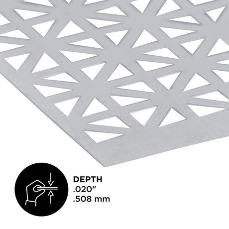 M-D Building Products 0.02 in. X 12 in. W X 24 in. L Mill Aluminum Union Jack Sheet Metal, Pack of 3