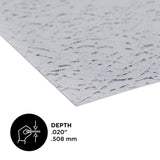 M-D Building Products 0.02 in. X 12 in. W X 24 in. L Silver Aluminum Leathergrain Sheet Metal, Pack of 3