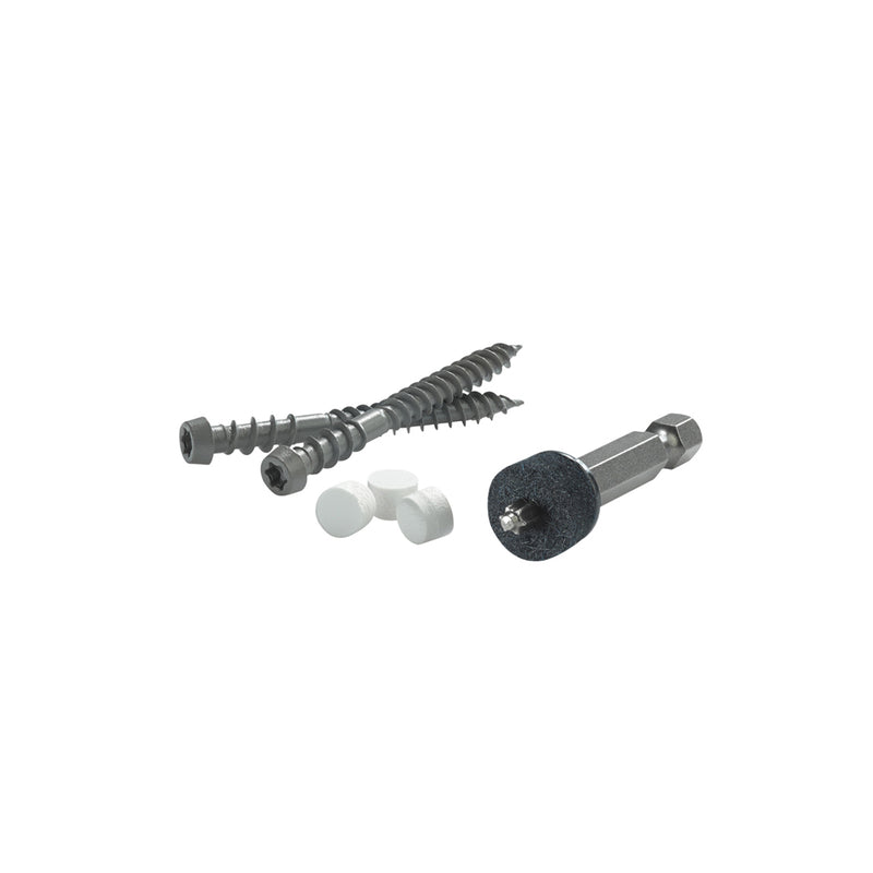 FastenMaster Cortex No. 9 X 2-3/4 in. L Star Trim Head Self Tapping Trim Screws with Plugs, Pack of 4
