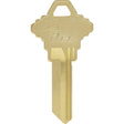 HILLMAN KeyKrafter Traditional Gold House/Office Key Blank 2038 Single For Schlage Locks Gold, Pack of 4