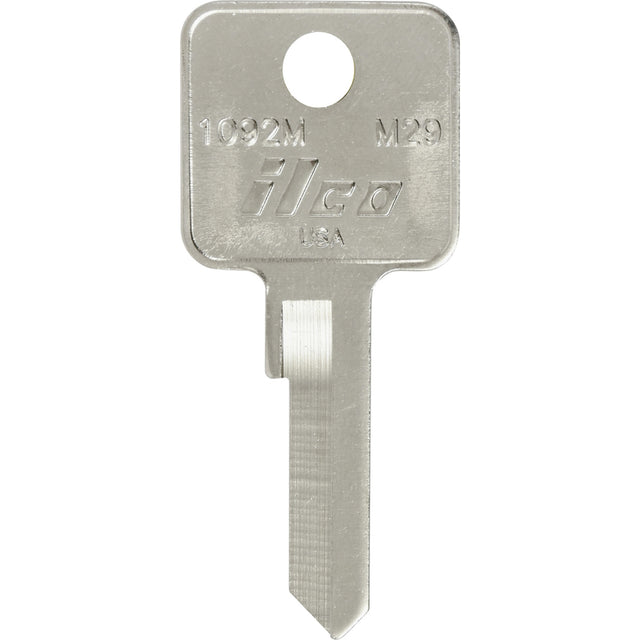 HILLMAN KeyKrafter Universal House/Office Key Blank 2047 Single For Earl Locks Silver, Pack of 4