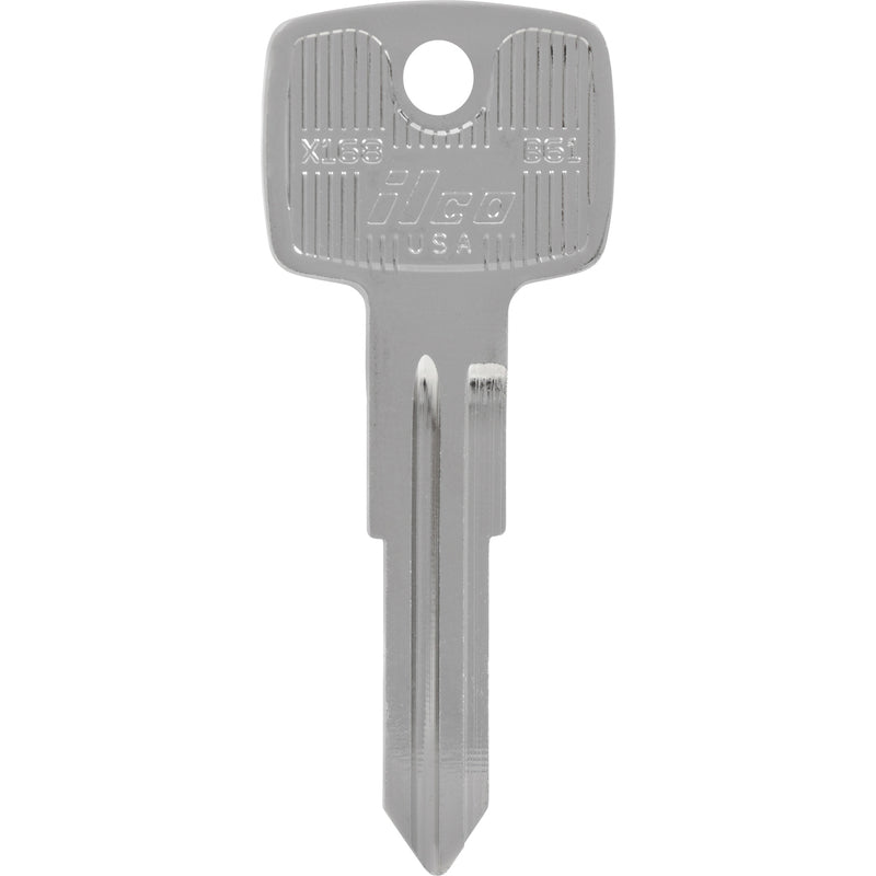 HILLMAN KeyKrafter Automotive Key Blank 2058 Double For GM Silver, Pack of 4