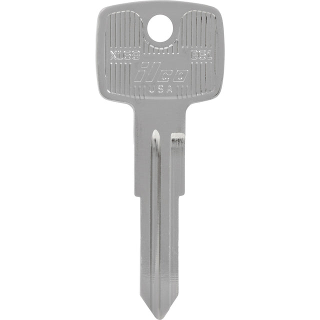 HILLMAN KeyKrafter Automotive Key Blank 2058 Double For GM Silver, Pack of 4