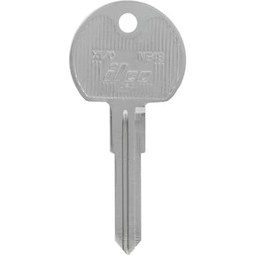 HILLMAN KeyKrafter Universal House/Office Key Blank 2066 Double For Corbin Locks Silver, Pack of 4