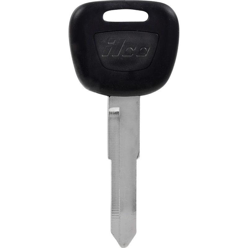 HILLMAN KeyKrafter Universal House/Office Key Blank 2055 Double Black/Silver, Pack of 4