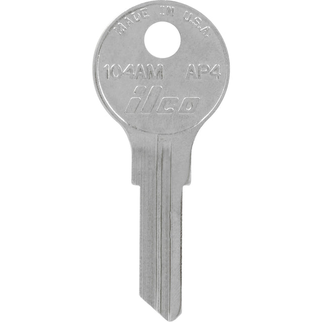 HILLMAN KeyKrafter Universal House/Office Key Blank 2040 Single Silver, Pack of 4