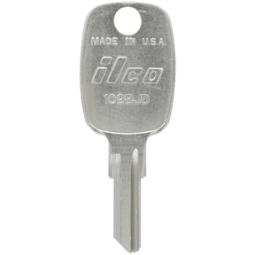 HILLMAN KeyKrafter Universal House/Office Key Blank 2049 Single For John Deere Locks Silver, Pack of 4
