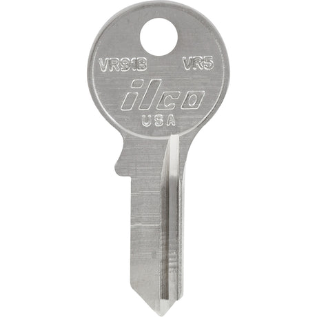 HILLMAN KeyKrafter Universal House/Office Key Blank 2037 Single For Viro Locks Silver, Pack of 4