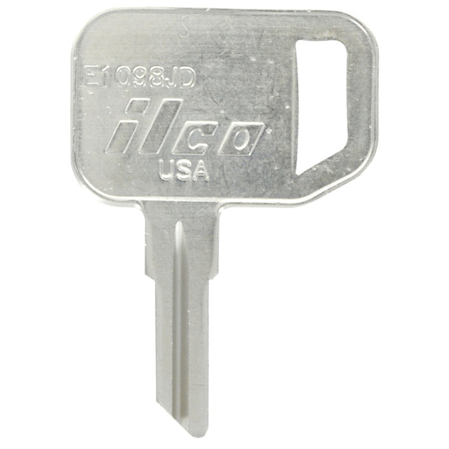 HILLMAN KeyKrafter Universal House/Office Key Blank 2059 Single For John Deere Locks Silver, Pack of 4