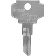 HILLMAN KeyKrafter Universal House/Office Key Blank 2060 Single For Independent Locks Silver, Pack of 4