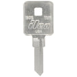HILLMAN KeyKrafter Universal House/Office Key Blank 2042 Single For TriMark Locks Silver, Pack of 4