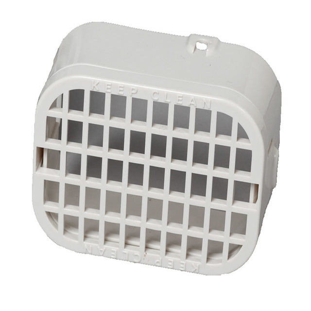 Amerimax 3 in. H X 4 in. W X 1.5 in. L White Plastic K Rodent Guard, Pack of 12
