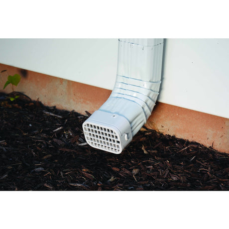 Amerimax 3 in. H X 4 in. W X 1.5 in. L White Plastic K Rodent Guard, Pack of 12