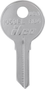 HILLMAN Rockford House/Office Key Blank Single Silver, Pack of 4