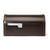 Architectural Mailboxes Bellevue Modern Galvanized Steel Post Mount Rubbed Bronze Mailbox
