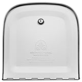 Architectural Mailboxes Oasis Classic Galvanized Steel Post Mount White Mailbox