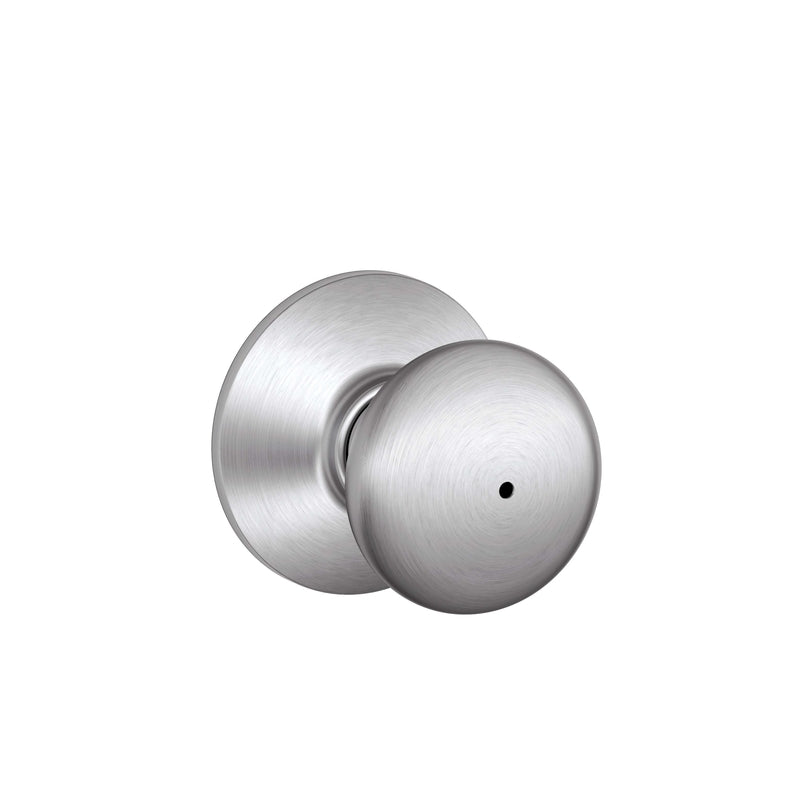 Schlage Plymouth Satin Chrome Privacy Knob