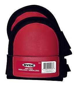 Hyde 09086 Knee Pad, PVC Pad, Hook and Loop