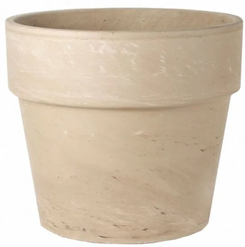 Border Concepts 805564 Pot, 11-1/2 in Dia, 9-3/4 in H, Calima Design, Granite Clay, Terracotta, Pack of 2