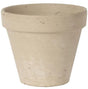 Border Concepts 805557 Pot, 4-1/4 in Dia, 3-3/4 in H, Granite Clay, Terracotta, Pack of 16