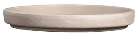 Border Concepts 805455 German Waterproof Saucer, 5 in Dia, Clay, Granite, Pack of 16