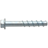 HILLMAN Screw-Bolt+ 1/2 in. D X 2-1/2 in. L Steel Hex Head Concrete Screw Anchor 10 pk