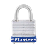 Master Lock 1 in. H X 1-1/8 in. W Laminated Steel 4-Pin Cylinder Exterior Padlock