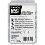HILLMAN Power Pro No. 8 Ga. X 2 in. L Star Flat Head Coarse Multi-Material Screws