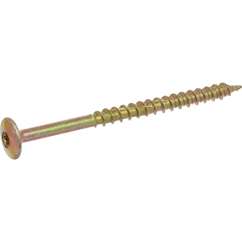 HILLMAN Power Pro No. 10 Ga. X 3 in. L Star Wafer Head Coarse Multi-Material Screws, Pack of 5