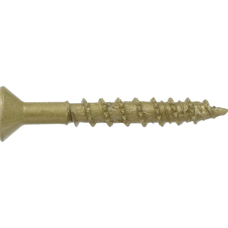 HILLMAN Power Pro No. 10 Ga. X 1-1/2 in. L Star Flat Head Coarse Multi-Material Screws, Pack of 5