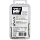 HILLMAN Power Pro No. 10 Ga. X 1-1/2 in. L Star Flat Head Coarse Multi-Material Screws, Pack of 5