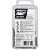 HILLMAN Power Pro No. 6 Ga. X 1 in. L Star Flat Head Coarse Multi-Material Screws, Pack of 5