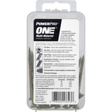 HILLMAN Power Pro No. 8 Ga. X 2-1/2 in. L Star Flat Head Coarse Multi-Material Screws, Pack of 5