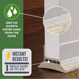 M-D Building Products DENY White Vinyl Seal For Doors 36 in. L X 2 in.