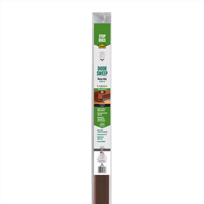 M-D Building Products DENY Bronze Aluminum/Vinyl Sweep For Doors 36 in. L X 0.25 in.