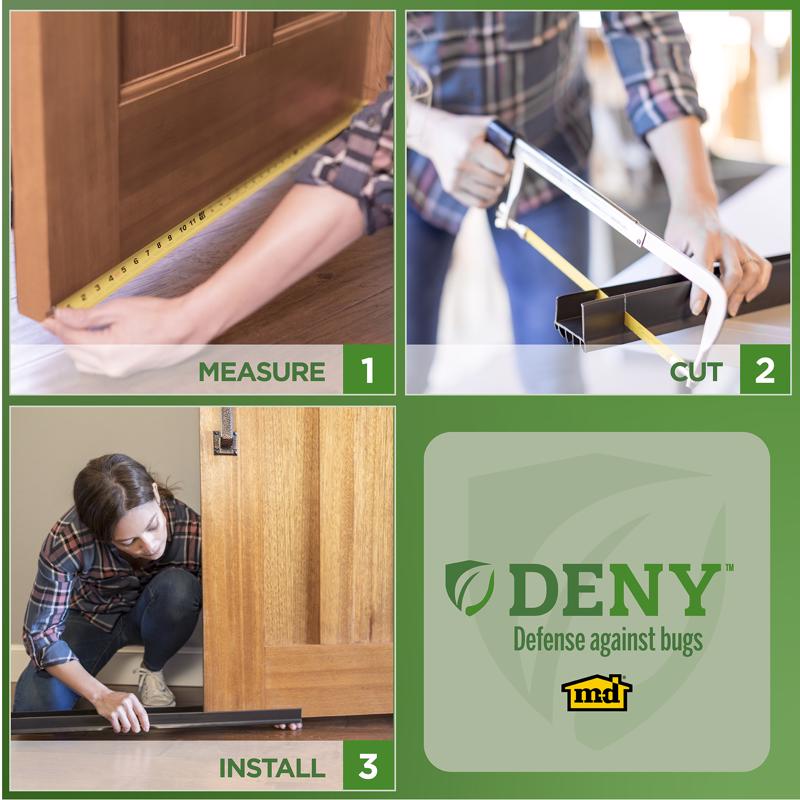 M-D Building Products DENY Brown Vinyl Seal For Doors 36 in. L X 1.75 in.