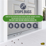 M-D Building Products DENY White Aluminum/Vinyl Sweep For Doors 36 in. L X 2.13 in.