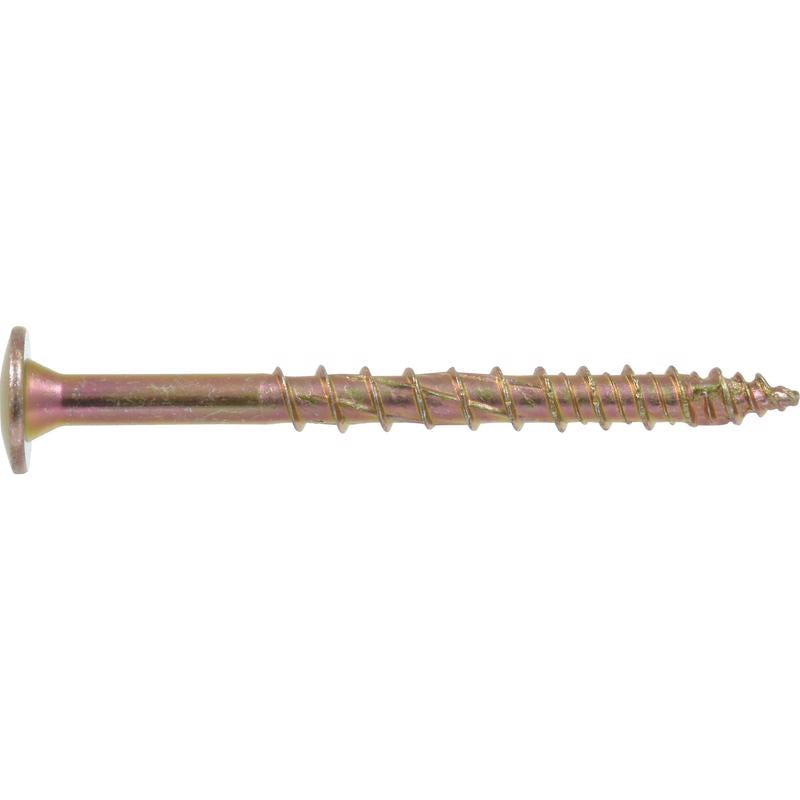 HILLMAN Power Pro No. 8 Ga. X 2 in. L Star Wafer Head Coarse Multi-Material Screws