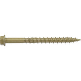 HILLMAN Power Pro 1/4 in. Ga. X 2-3/4 in. L Star Hex Washer Head Coarse Multi-Material Screws