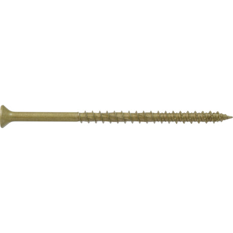 HILLMAN Power Pro No. 10 Ga. X 3-1/2 in. L Star Flat Head Coarse Multi-Material Screws, Pack of 5