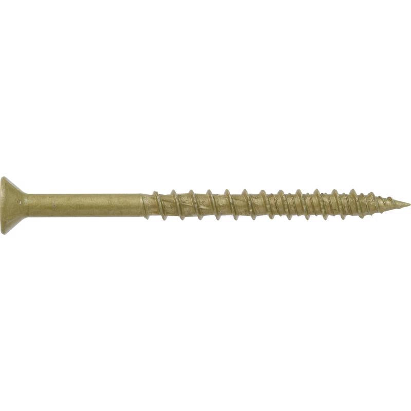 HILLMAN Power Pro No. 10 Ga. X 2-1/2 in. L Star Flat Head Coarse Multi-Material Screws, Pack of 5
