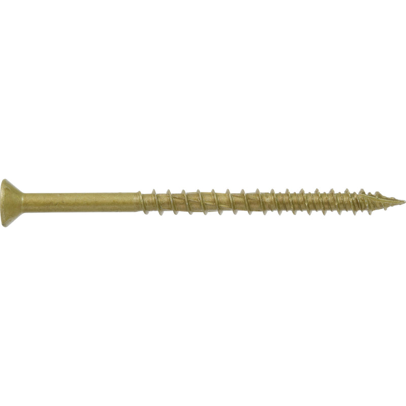 HILLMAN Power Pro No. 10 Ga. X 3 in. L Star Flat Head Coarse Multi-Material Screws, Pack of 5