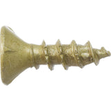 HILLMAN Power Pro No. 6 Ga. X 1/2 in. L Star Flat Head Coarse Multi-Material Screws, Pack of 5