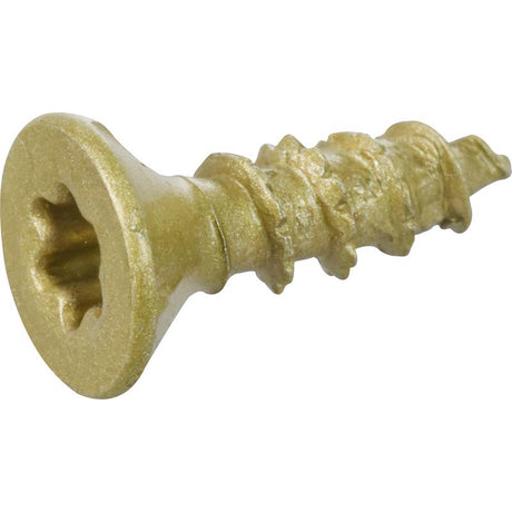 HILLMAN Power Pro No. 6 Ga. X 1/2 in. L Star Flat Head Coarse Multi-Material Screws, Pack of 5
