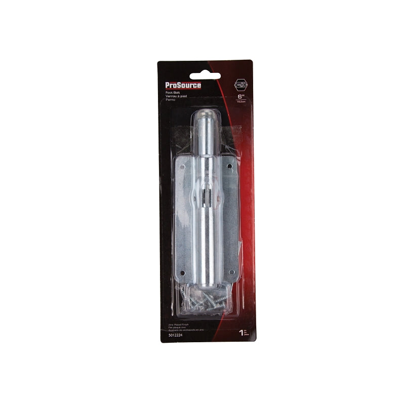 ProSource CL-193-PS Foot Bolt, 3/4 in Bolt Head, 7 in L Bolt, Steel, Zinc